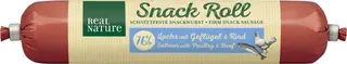 Promocja: 2 szt. - 20% Real Nature Classic Snack Roll łosoś. drób 80g