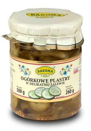 Plastry Ogórkowe W Delikatnej Zalewie 500g