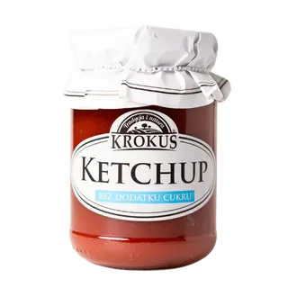 Ketchup Bez Dodatku Cukru 180g Krokus