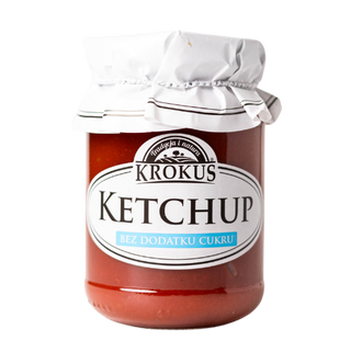 Ketchup Bez Dodatku Cukru 180g Krokus