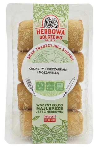 Krokiety z Pieczarkami i Mozzarellą 400g