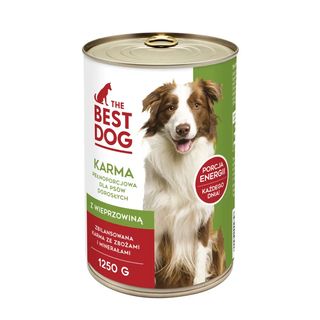 The Best Dog z Wieprzowiną 1250g