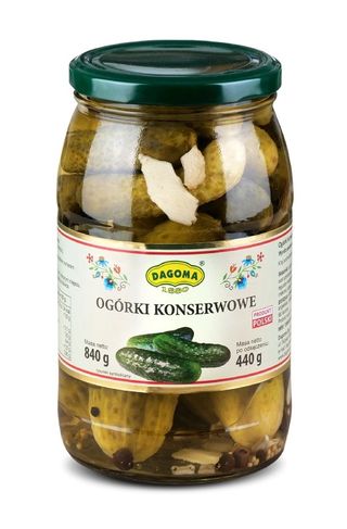 Ogórki Konserwowe 840g Dagoma