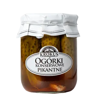 Ogórki Konserwowe Pikantne 500g Krokus