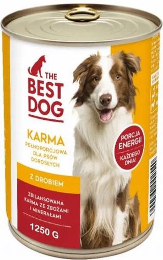 The Best Dog z Drobiem 1250g