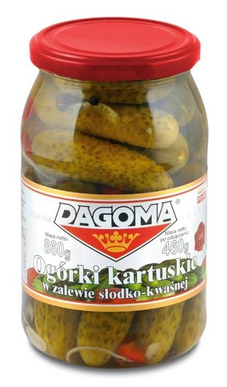 Ogórki Kartuskie 860g Dagoma Premium
