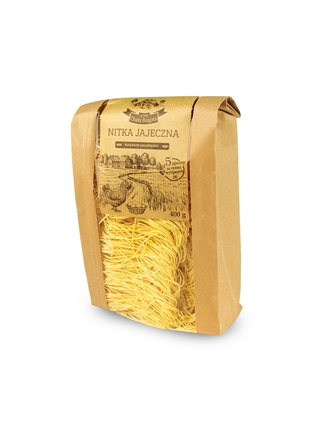 Makaron Nitka Wałkowana 5-Jajeczna 400g