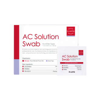 Dr.esthé AC Solution Swab, 100x1ml