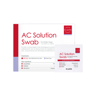 Dr.esthé AC Solution Swab, 100x1ml