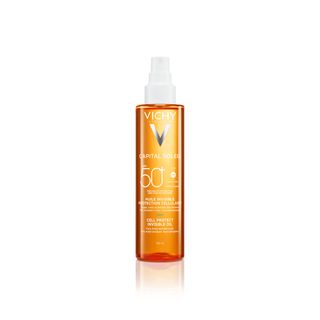 VICHY Capital Soleil Huile Solaire Invisible Protection Cellulaire SPF50+ - 200Ml