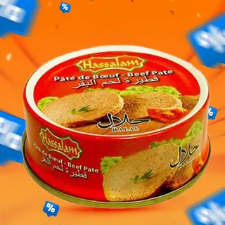 Offre PATE BOEUF 1/10 78G HASSALAM - 100397609