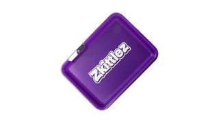 Tava pentru rulat, Zkittlez GlowTray , Mov, 28 x 21.5 x 3cm