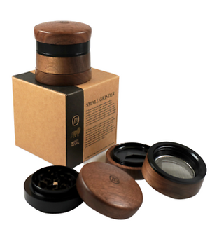 Grinder Marley Natural, Black Walnut Collection, 4 Parti, 60mm