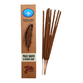 Betisoare parfumate Native Soul Smudge Incense, Palo Santo & Desert Sage, 25gr.