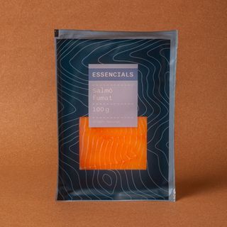 Salmó Fumat Llescat Essencials 100 Gr.