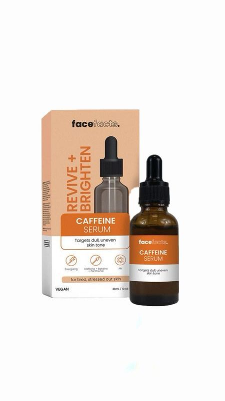 Facefacts Revive + Brighten Caffeine Serum, 30Ml
