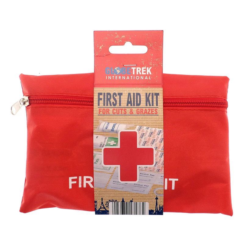 Globetrek International Red First Aid Kit