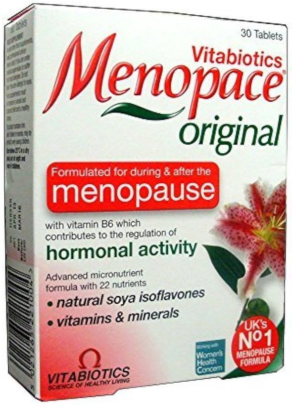 Vitabiotics Menopace Tablets, 30 Count