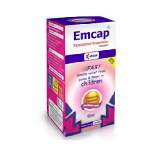 Emcap Paracetamol Suspension For Children, 60Ml