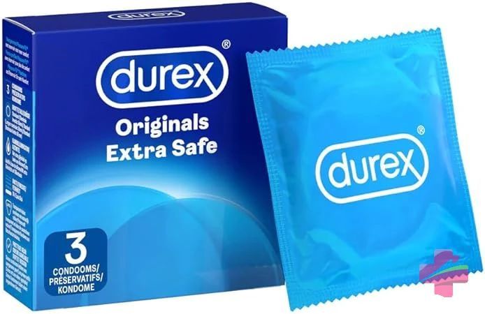 Durex Originals Extra Safe Condoms, 3 Pack
