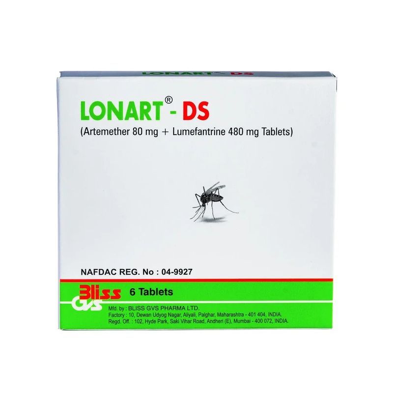 BLISS GVS LONART DS Tablets, 6 Count