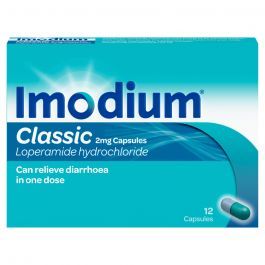 Imodium Classic Loperamide Capsules 2Mg, 12 Count