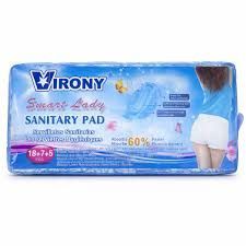Virony Smart Lady Sanitary Pads, 30 Pads