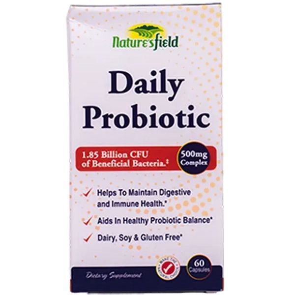 Nature's Field Daily Probiotic Capsules, 60 Count