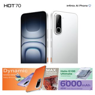 Infinix Hot 70 Silver, 256GB/6GB