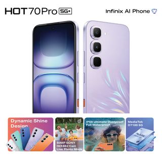 Infinix Hot 70 Pro 5G Purple, 256GB/8GB