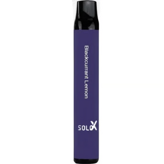 Solo X Blackcurrant Lemon Vape, 1500 Puffs