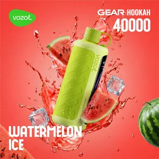 Vozol Gear Hookah Watermelon Ice Green