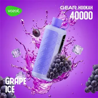 Vozol Gear Hookah Grape Ice 40,000 Puffs