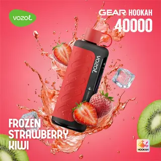 Vozol Gear Frozen Strawberry Kiwi Hookah, 40,000 Puffs