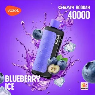 Vozol Gear Blueberry Ice Hookah, 40000 Puffs