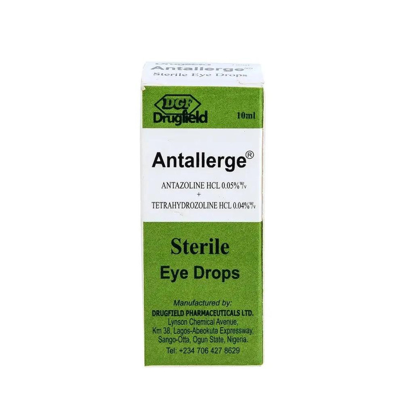 Drugfield Antallerge Sterile Eye Drops, 10Ml