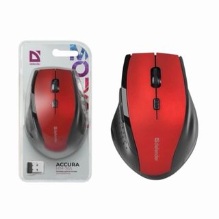 defender accura mm-365 wireless optical mouse - red