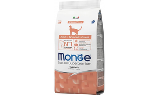 Monge Cat Adult — მონოპროტეინული საკვები ზრდასრული კატებისთვის ორაგულით
