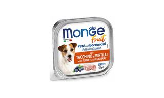 Monge Dog Fruit — პაშტეტი და ნაჭრები ინდაურით და მოცვით (100 გ)
