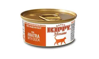 Kippy მუსი ზრდასრული კატებისთვის იხვის ხორცით 85 გ