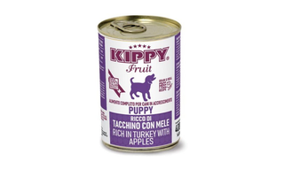 Kippy Fruit პაშტეტი ლეკვებისთვის ინდაურით და ვაშლით 400 გ