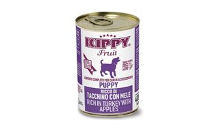Kippy Fruit პაშტეტი ლეკვებისთვის ინდაურით და ვაშლით 400 გ