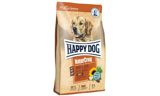 Happy Dog NaturCroq საქონლის ხორცითა და ბრინჯით