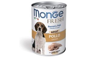 Monge Dog Fresh Adult — ქათმის ხორცის ნაჭრები პაშტეტში ზრდასრული ძაღლებისთვის (400 გ)