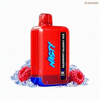 Nasty Raspberry Slushy Ice Bar, 9K PUFFS