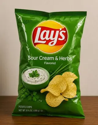 LAYS ჩიფსი კარტოფილის იოგურთის