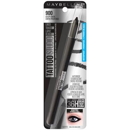 Maybelline Tattoo Studio Gel Pencil Eyeliner Deep Onyx