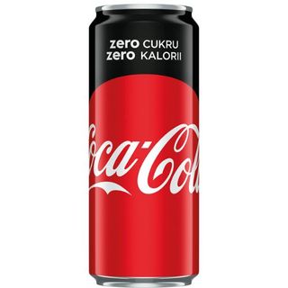 Coca-Cola Zero bautura carbogazoasa doza 330ml