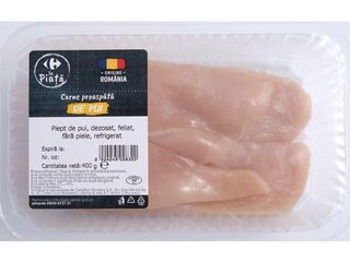 Piept pui dezosat feliat Carrefour La Piata 400G