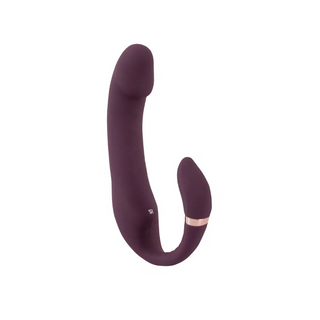 Vibrador de conejo de silicona Javida Purple, 18,7 cm